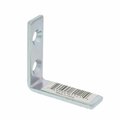 Ultra Hardware Ultra 1-1/2 in. Zinc Plated Corner Brace Bulk 61121